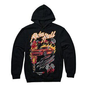 Dodge SRT Hellcat Raise Hell Muscle Car Hoodie Sweater Black